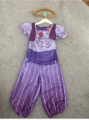 Girls Nickelodeon Shimmer & Shine fancy Dress costume by TU, age 3-4 - Image 1 of 2