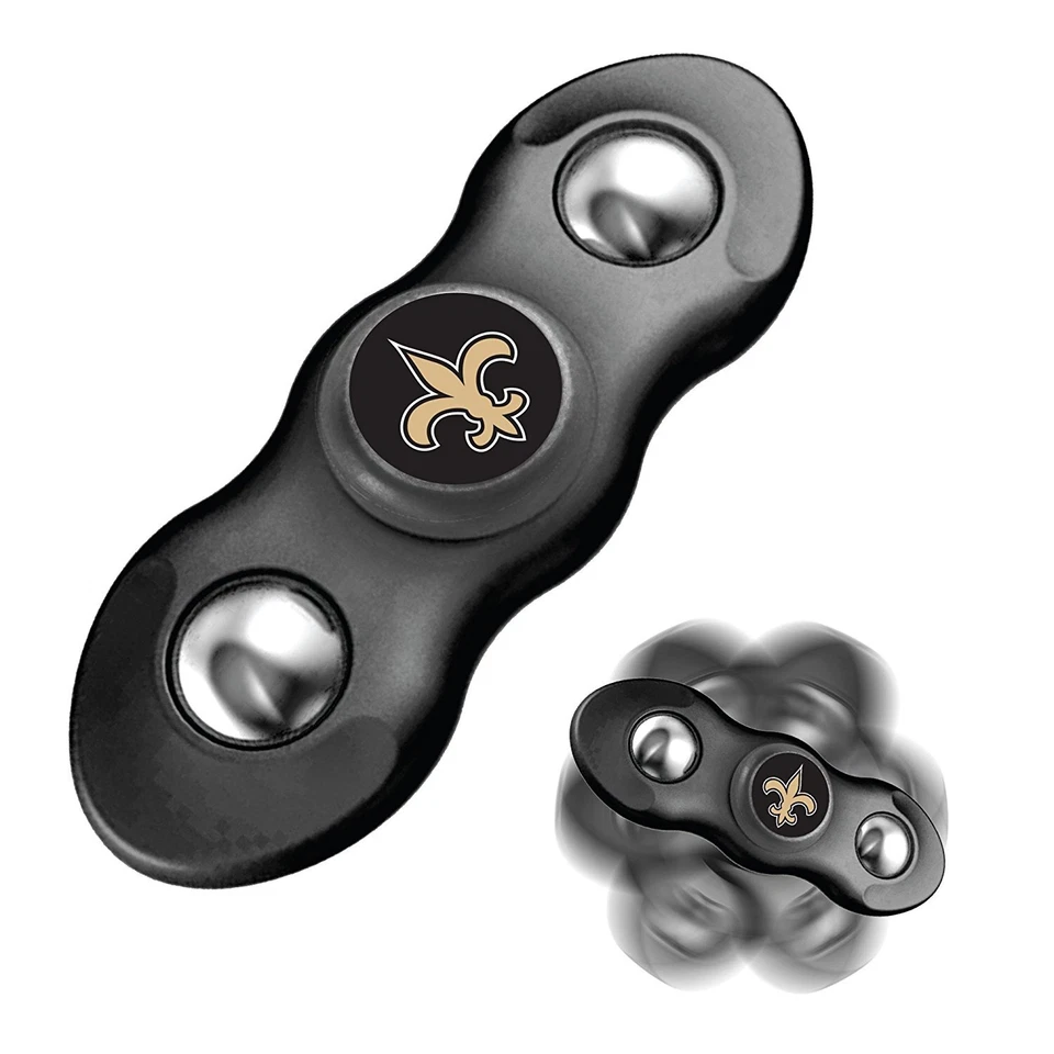 Aminco NFL 许可新奥尔良圣徒队 2-Prong Fidget Spinner — 第 1/1 张图片