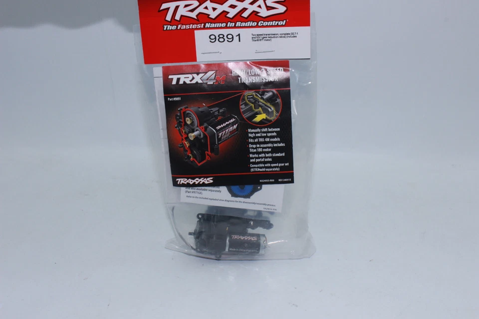 Traxxas 9891 2 Gang Getriebe Kit Komplett TRX 4 M Crawler 1:18 NEU OVP - Bild 1 von 4