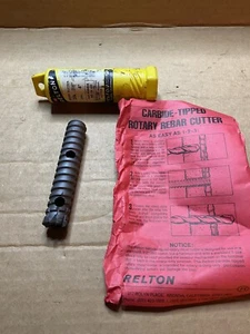 Lot of 2 RELTON RB-14 HO 7/8" x 4" Carbide Tipped Rotary Rebar Cutter - Picture 1 of 1