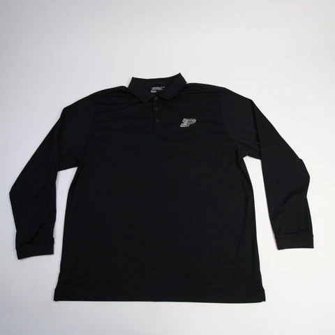 Purdue Boilermakers Nike Golf Tour Performance Polo Men's Black Used Cover