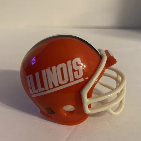 Illinois Fighting Illini Riddell Pocket Size 2” Mini Football Helmet Cover