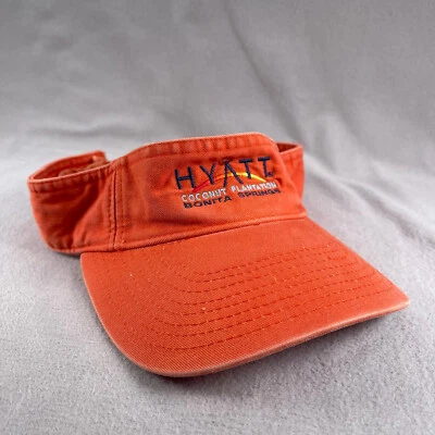 Visera Hyatt Bonita Springs OS Adulto Naranja Correa Sombrero para el Sol Plantación de Coco Foto 1 de 4