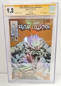 CGC 9,8 SS Fred A. Lámina de oro Scare's Creature Collection #1 Excl 6/25 Web 1A edición - Imagen 1 de 6