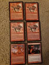 6 Mtg Nm 4x Defender of Chaos/ Flowstone Giant/ Ember Beast