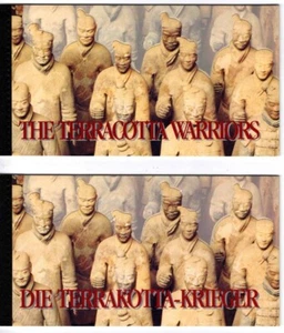 ONU ~ Ginebra y Estados Unidos 1997 ~ SC # 316 ~ Folletos completos de Guerreros de Terracota ~ Como nuevo - Imagen 1 de 1