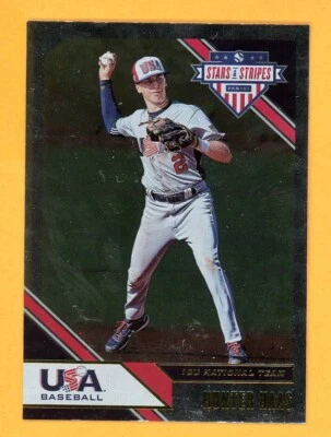 HUNTER HAAS 2020 USA Baseball Stars & Stripes Rookie RC #36 - Image 1 of 2