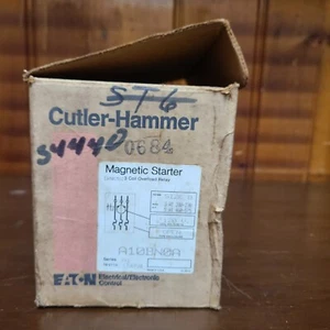 CUTTLER-HAMMER AVVIAMENTO MAGNETICO A10B-1 - Foto 1 di 7