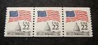 Us Stamp Scott#  2115A Flag Over Capitol Dome 1985  Strip Of 3  P#3  Mnh    C445
