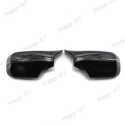 Gloss Black For BMW E46 98-05 Sedan 325i 328i 330i Side Door Mirror Cover Caps - Изображение 1 из 4