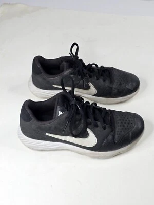 Nike Niños Zapatos Alpha Huarache Negro Botines de Béisbol AV0706-001 Talla 4.5Y Foto 1 de 4