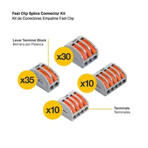 85Pcs Fast Clip Splice Connector Kit 2, 3, 4 and 5 lever terminals - Picture 1 of 5