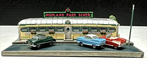 Danbury Mint Highland Park Diner Sculptures Rochester NY Classic American 1993 - Picture 1 of 14