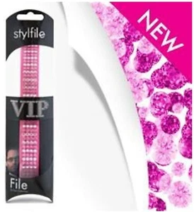 Stylfile® Nail File S Curved VIP Rhinestone Gems Tom Pellereau Apprentice - Picture 1 of 5