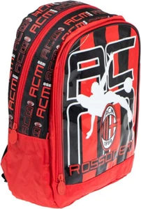 AC Milan Zaino Zainetto Rossonero Ragazzo Bambino Misure 27x22x12,5 cm - Picture 1 of 3