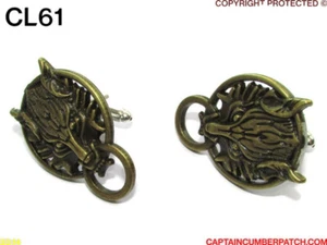 Gemelos de joyería steampunk bronce lobo final fantasy #CL61 - Imagen 1 de 4