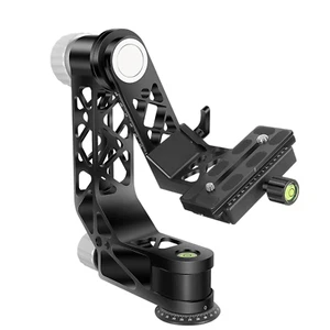 720° Fully skeletonized cantilever Gimbal Tripod Head With Quick Release Plate  - Picture 1 of 17