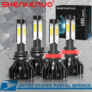 Kit de faros LED H11 9005 HB3 bombillas para Toyota Prius 2015-2012 haz alto/bajo paquete de 4 - Imagen 1 de 9
