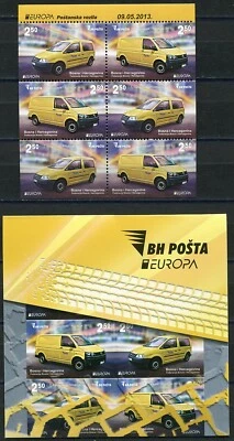 Bosnia and Herzegovina - 2013 - Europa Cept - Postal Vehicles - Booklet MNH - Image 1 of 2