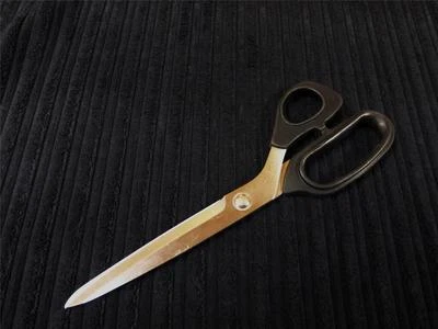 BLACK - Jumbo Cord Upholstery / Curtain Fabric ~ FREE P&P - Image 1 of 4