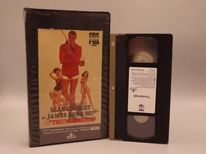 1984 CBS FOX Video Sean Connery James Bond 007 “Thunderball” VHS - Picture 1 of 5