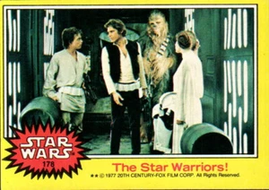 1977 Topps Star Wars Serie 3 Frontera Amarilla #178 ¡Los Guerreros Estelares! - Imagen 1 de 2