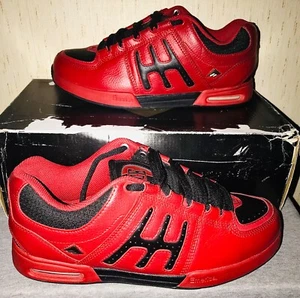 Emerica Erik Ellington Red/Black Double E Vintage Skate Shoes US 9.5 - Picture 1 of 5