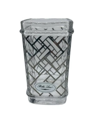 Bella Lux Heavy Glass Jar Clear No Lid 4.5” H X 2.5” W - Image 1 of 4