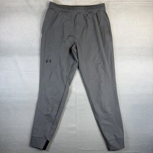 Pantalones de chándal Under Armour imparables para hombre grandes grises ajustados rendimiento 1352027 - Imagen 1 de 8