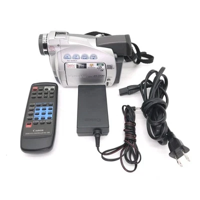 Canon ZR60 A Handheld Camcorder Video Camera Case Remote Battery Charger (READ) - Image 1 of 4