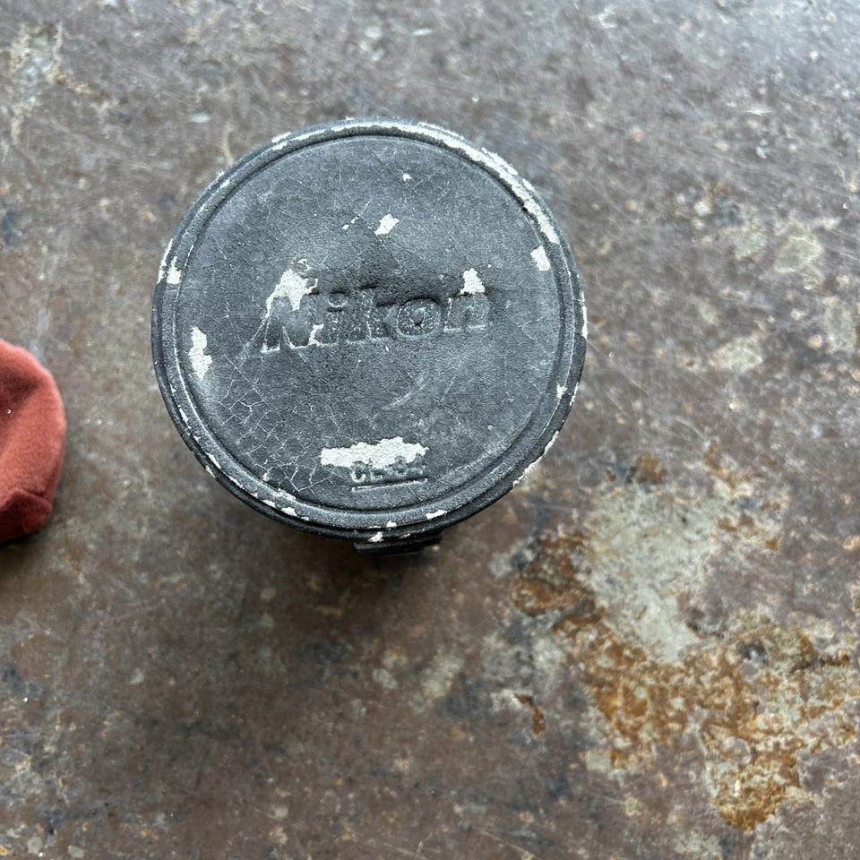 NIKON NIPPON Kogaku Tokyo LENS Case Black Leather Medium For 50mm - Image 1 of 4