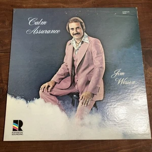 Vintage Jim Wesson Calm Assurance Vinyl LP Rainbow Sound Gospel Christian 1970s - Imagen 1 de 12