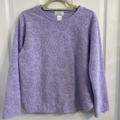 Sudadera para mujer Oscar de La Renta morada mediana Foto 1 de 4