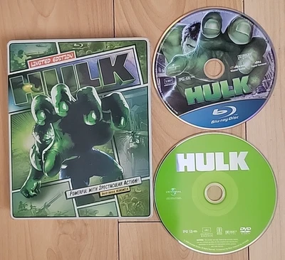 The Incredible HULK - Steelbook Metal Case Marvel - (Blu-ray & DVD 2-Disc Set) Foto 1 de 3