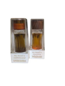 60er Jahre Vintage Faberge A La Mood Twosome Cologne Woodhue & Aphrodisia - Bild 1 von 5