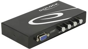 VGA-Switch Delock 4 PCs -> 1 VGA Gerät manuell - Bild 1 von 2