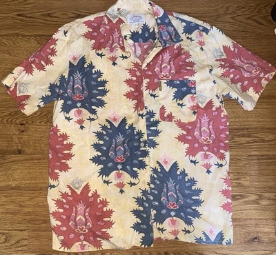 Armani Jeans Mens Short Sleeve Button Down Shirt Size Large - Image 1 of 4