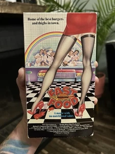 Fast Food VHS Tape 1989 Jim Varney Raunchy 80s Video HTF OOP Rare Ernest Movie - Picture 1 of 13