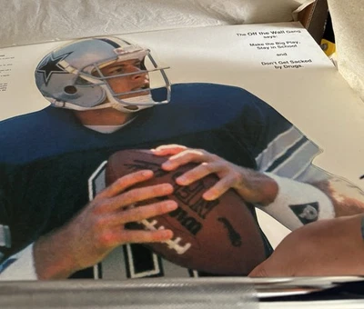 1992 6 ft. NUEVO EN CAJA Troy Aikman Vaqueros Plumón Tamaño Natural Cartón Recorte Colgar Foto 1 de 4