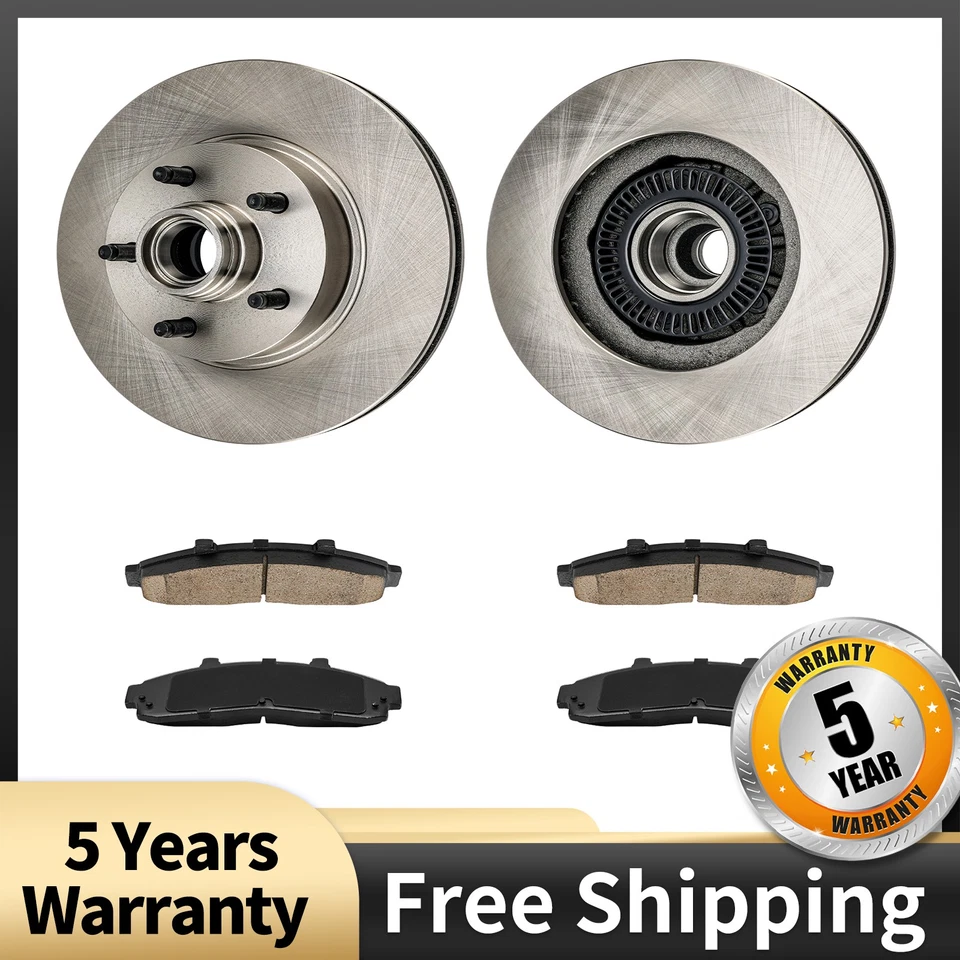 Front Ceramic Brake Kit For 98-02 Ford Ranger 3.0L and 98-01 Ford Ranger 2.5L - Image 1 of 4