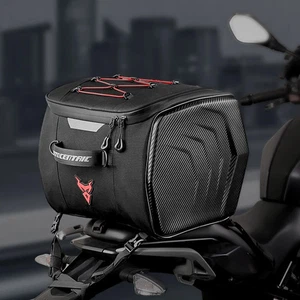 Waterproof Motorcycle Helmet Bag Rear Seat Backpack Multifunction Rider Bag - Bild 1 von 28