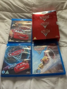 Disney Pixar Cars Collection 3-Movie DVD (Cars 1, Cars 2, Cars 3) W/SLIPCOVER - Picture 1 of 5