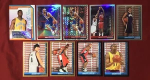2005-06 Bowman + Chrome + Gold (9) Card Lot Rookie Auto + X-Fractor + Refractor - Picture 1 of 10