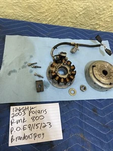 2003 03 04 05 POLARIS RMK 800 VERTICAL ESCAPE Edge Flywheel and Stator 126 - Foto 1 di 17
