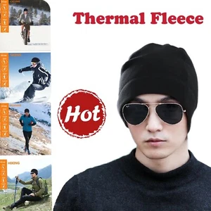 Waterproof Warm Ski Genuine Beanie Hat Storm Wind Proof Thermal Mens Hats Winter - Picture 1 of 12