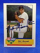 AUTOGRAPH AUTO 1994 Fleer ProCards Bluefield Orioles #3560 Matt Marenghi