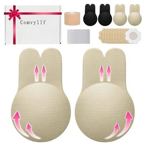 Sticky Bra Push Up2 Pairs Sticky Boobs for Women with Breast Tape LiftAdhesiv... - Picture 1 of 8