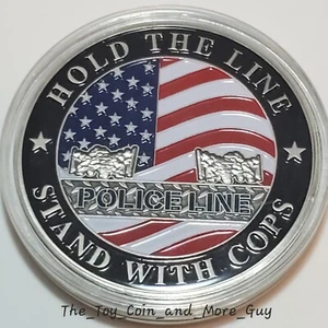 Stand With Cop Police Support Challenge Coin - Picture 1 of 2