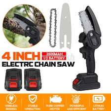 1200W One-Hand Saw Electric Chain Saw Wood Cutter Chainsaw Woodworking 3500mAh