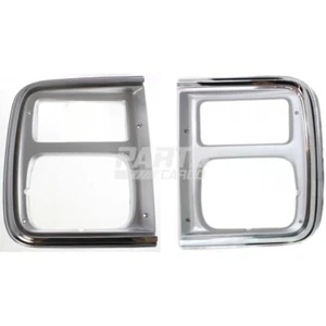New Head Lamp Door Set of 2 Left and Right Side Fits 1985-1991 Chevrolet G10 - Picture 1 of 12